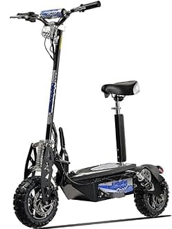 UberScoot 1600w 48v Electric Scooter, Black, Large