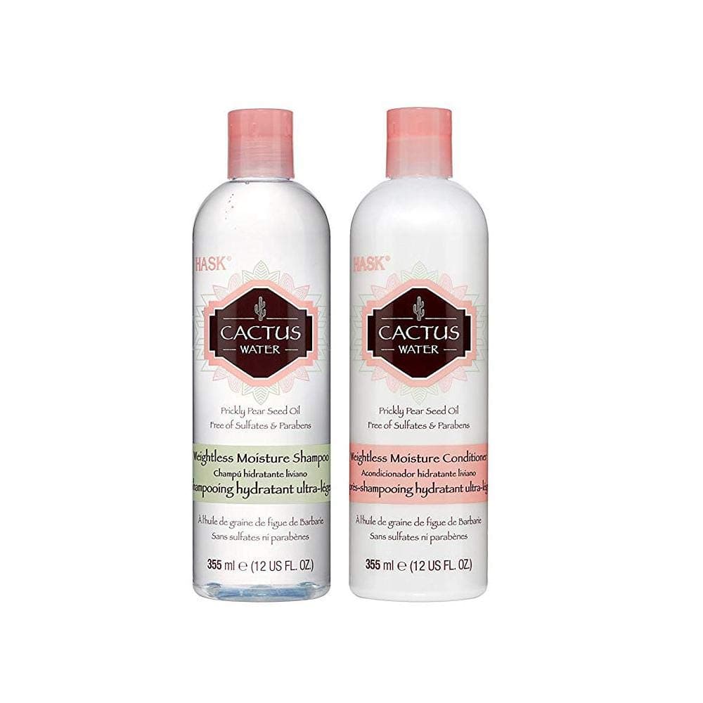 HaskCACTUS WATer Weightless Moisture shampoo 355ml and Conditioner 355mL