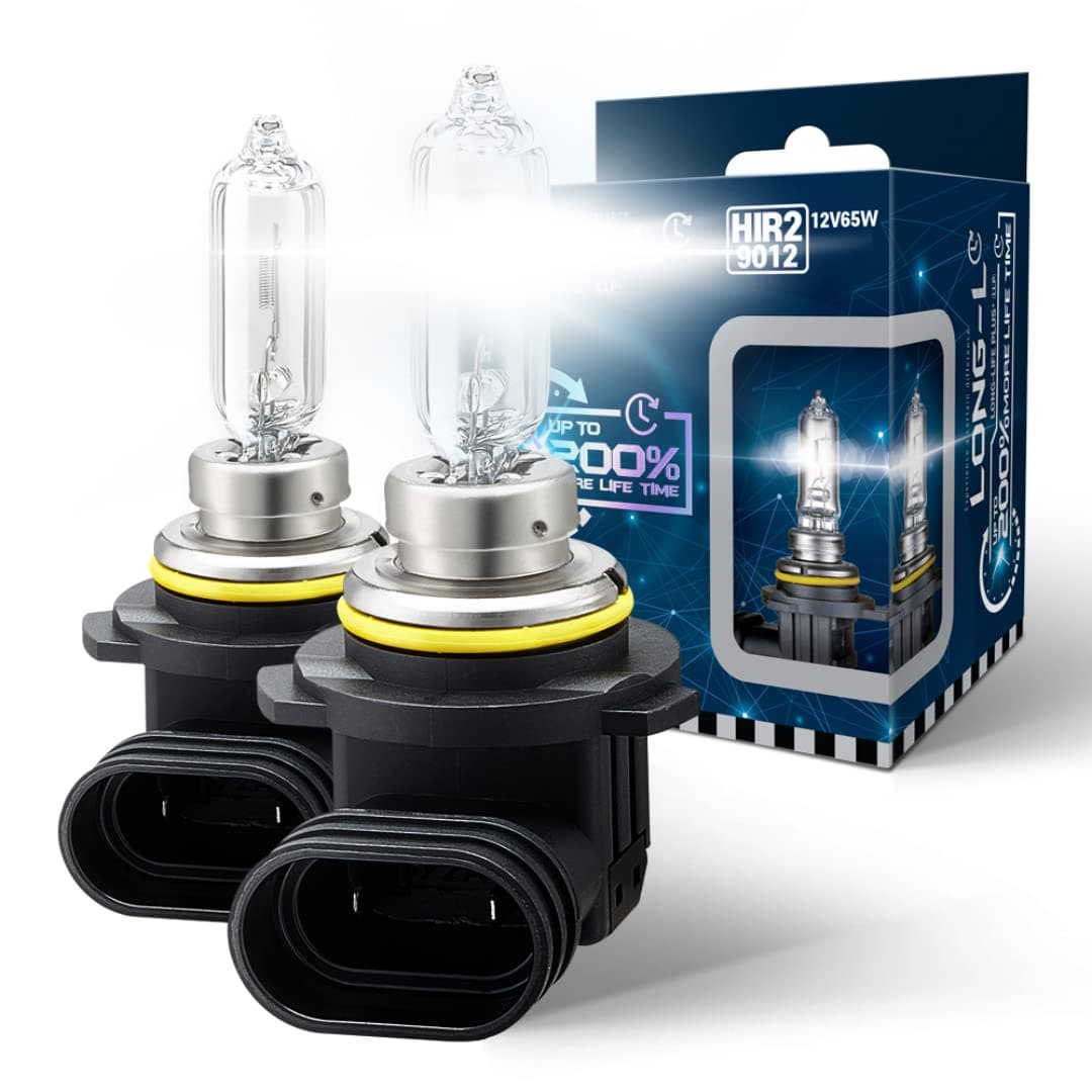 BIOLIGHT KM 9012 Long Life Plus 200% Longer Life 120% brighter Headlight Bulb, 2 pack