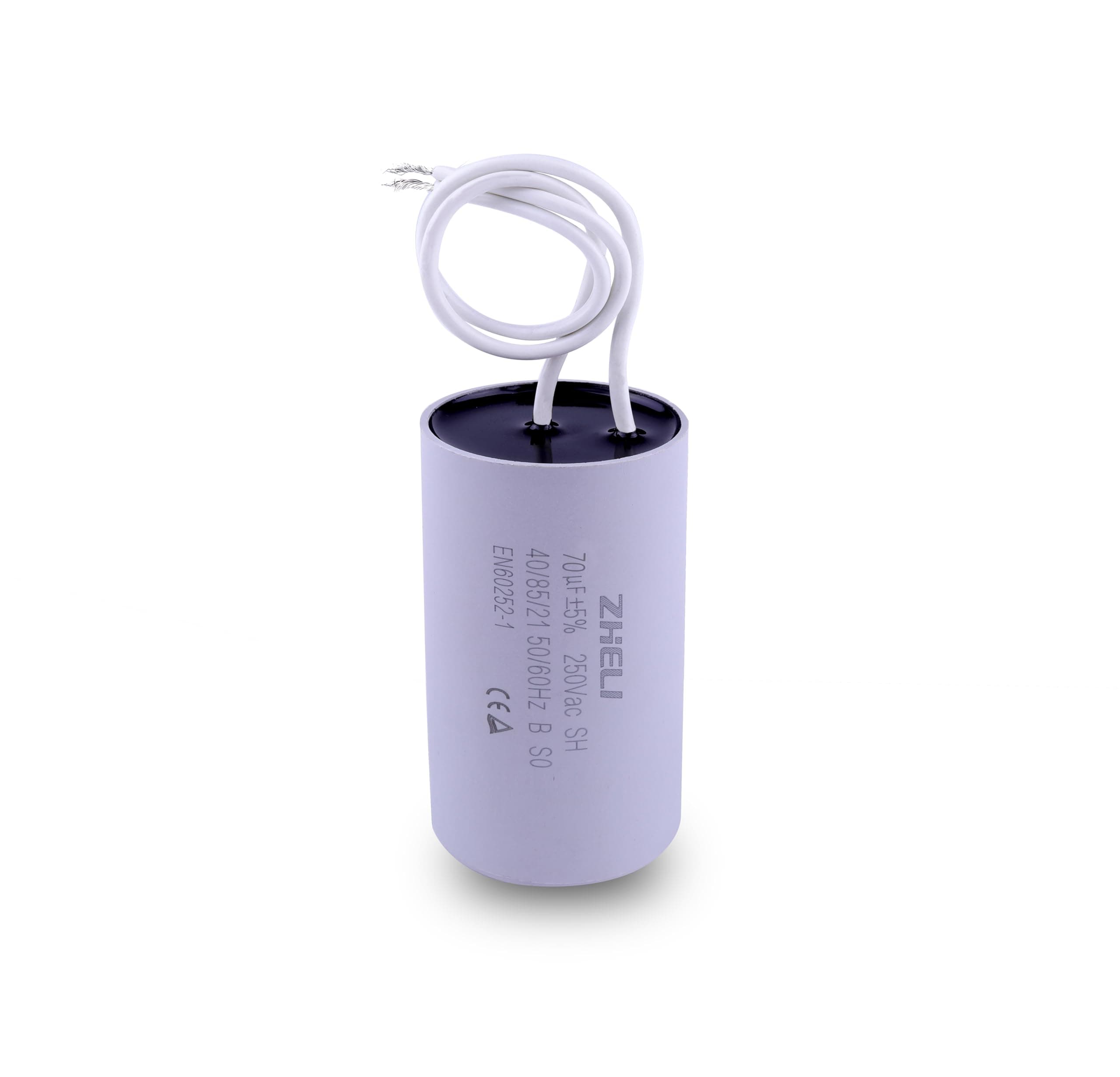 CBB60 70uf ±5% Motor Run Capacitor MFD 110/125/250VAC 50/60hz Cylindrical 103mm*49mm(70uf)