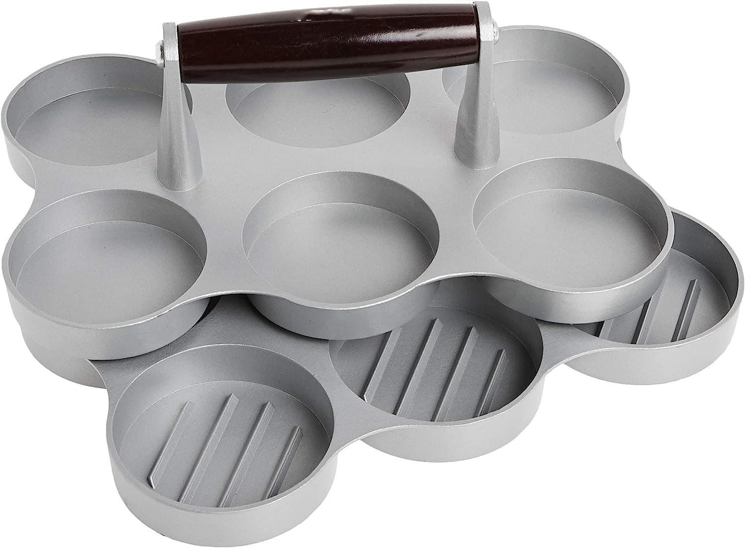 Jaffiust 2 pcs Non-stick Burger press, hamburger press,DIY Burger Patty maker, BBQ Regular Patty Maker - Give your family and friends a wonderful barbecue gift