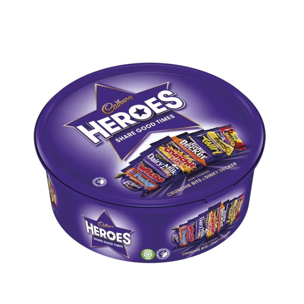 Cadbury Heroes Chocolates Tub 760g