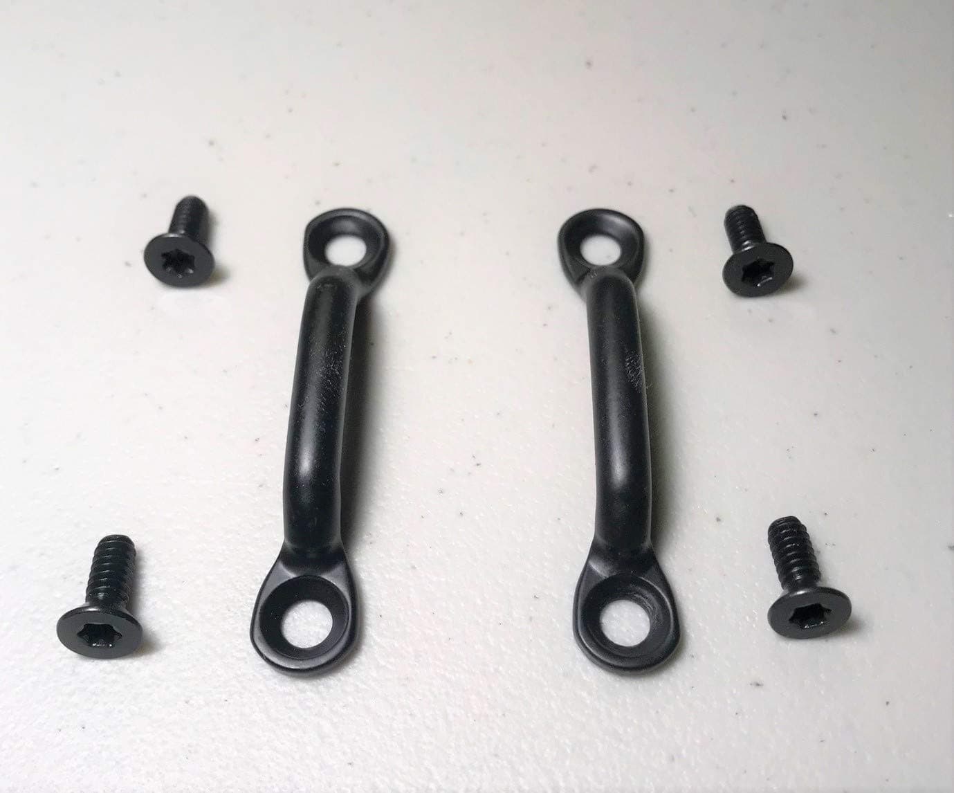 2 ea Door Limit Strap Footman Loop Bracket With Torx Screws Used For All Jeep Wranglers From 1976 to 2006 / CJ, YJ and TJ Models