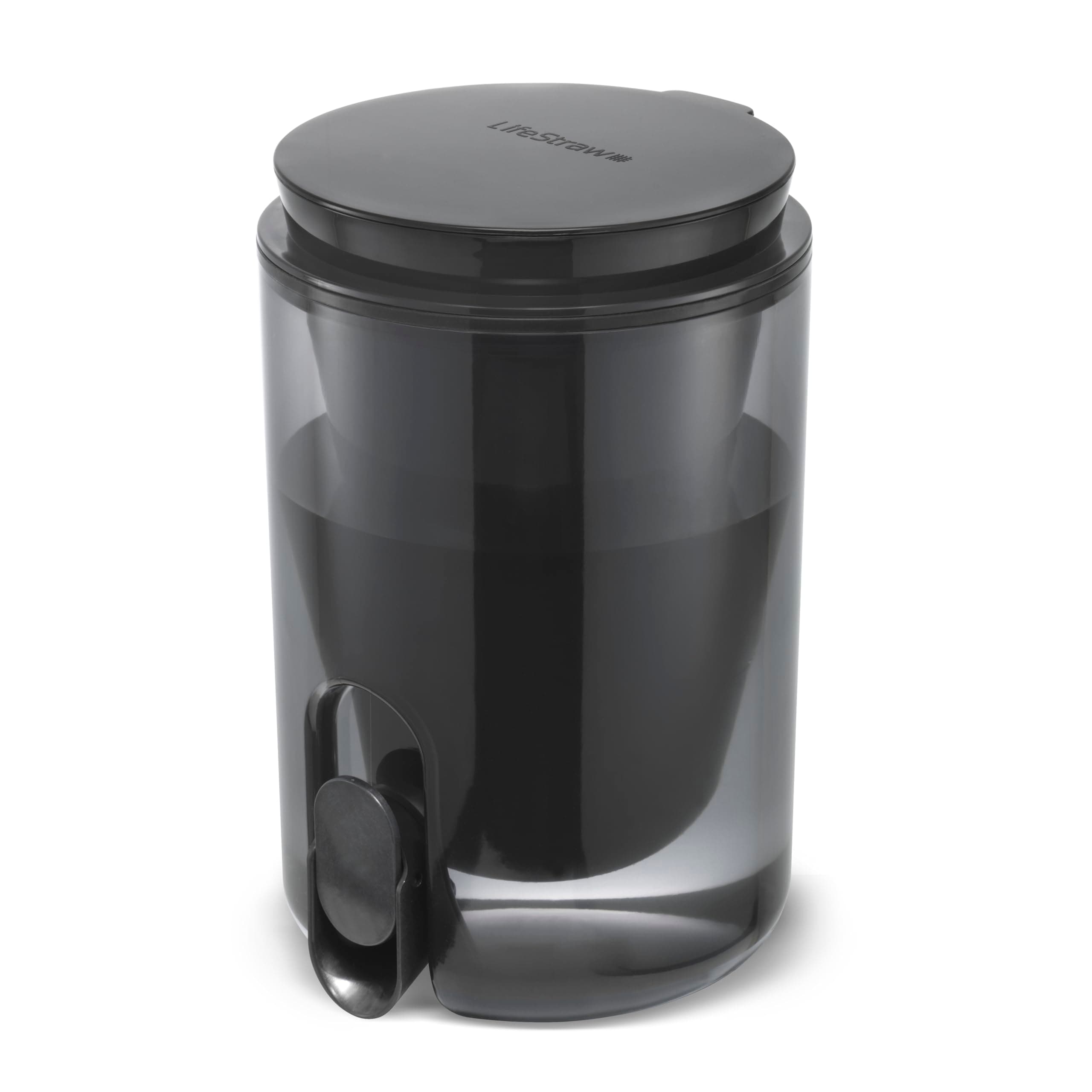 Home Studio Water Filter Dispenser, 10-Cup, Obsidian Black, BPA-Free Designed for Everyday Protects Against Bacteria, parasites, microplastics, PFAS, Lead, and Improves Taste