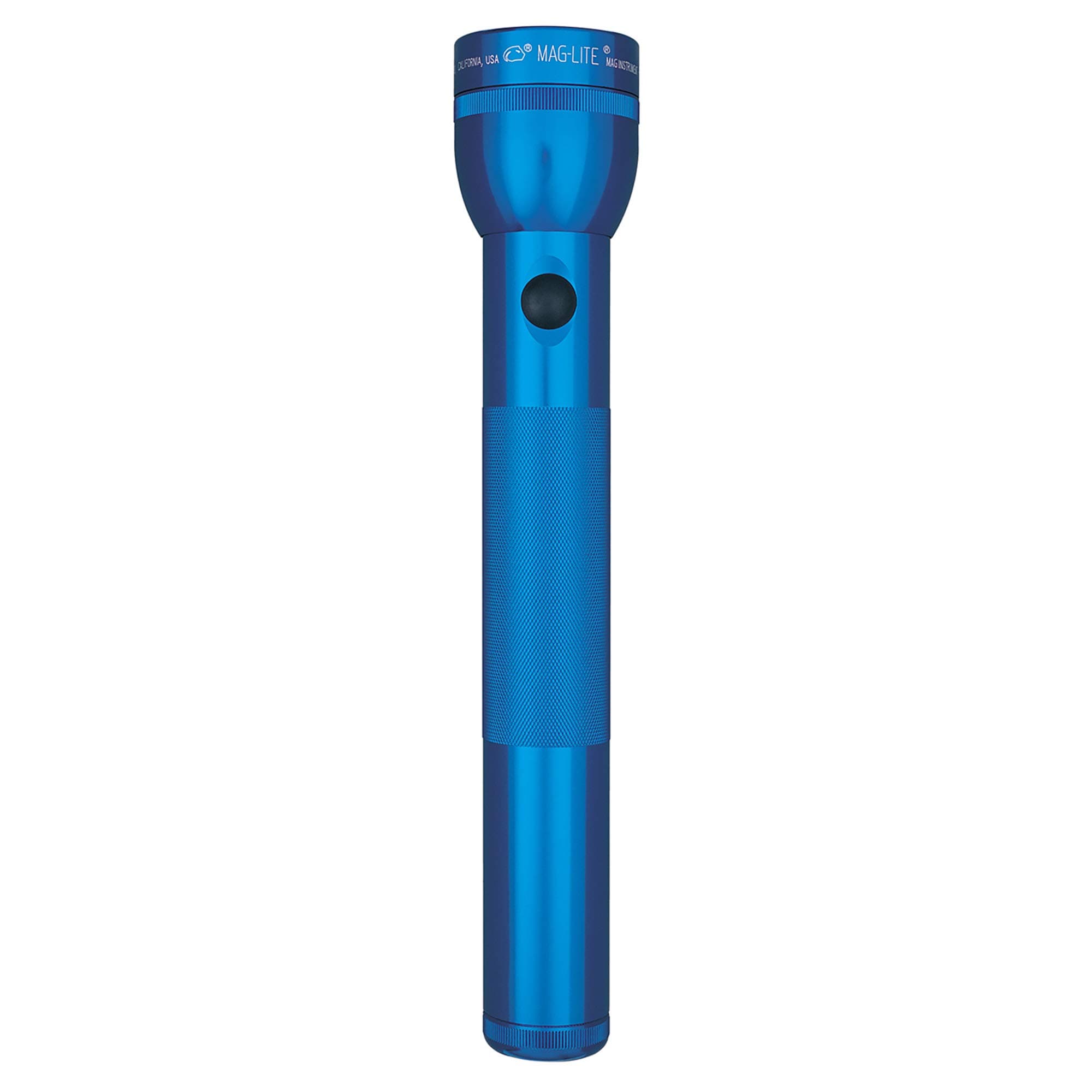 Maglite Heavy-Duty Incandescent 4-Cell D Flashlight Black Blue 3 Cell in Display Box
