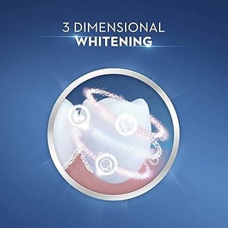 Crest 3D White Vivid Fluoride Anticavity Toothpaste-Radiant Mint-0.85 oz, 3 pk