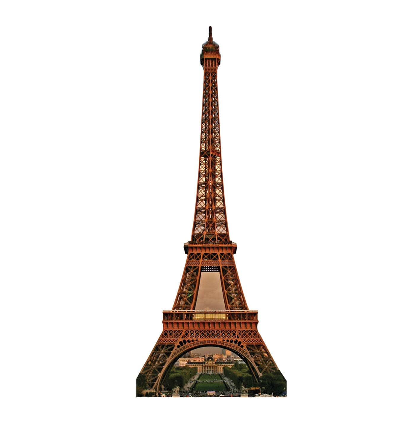Cardboard People Eiffel Tower Life Size Cardboard Cutout Standup