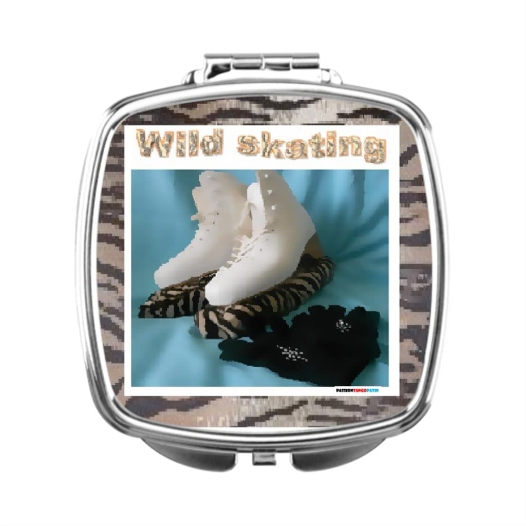 Umilia Personalised Compact Mirror Skating Freeze
