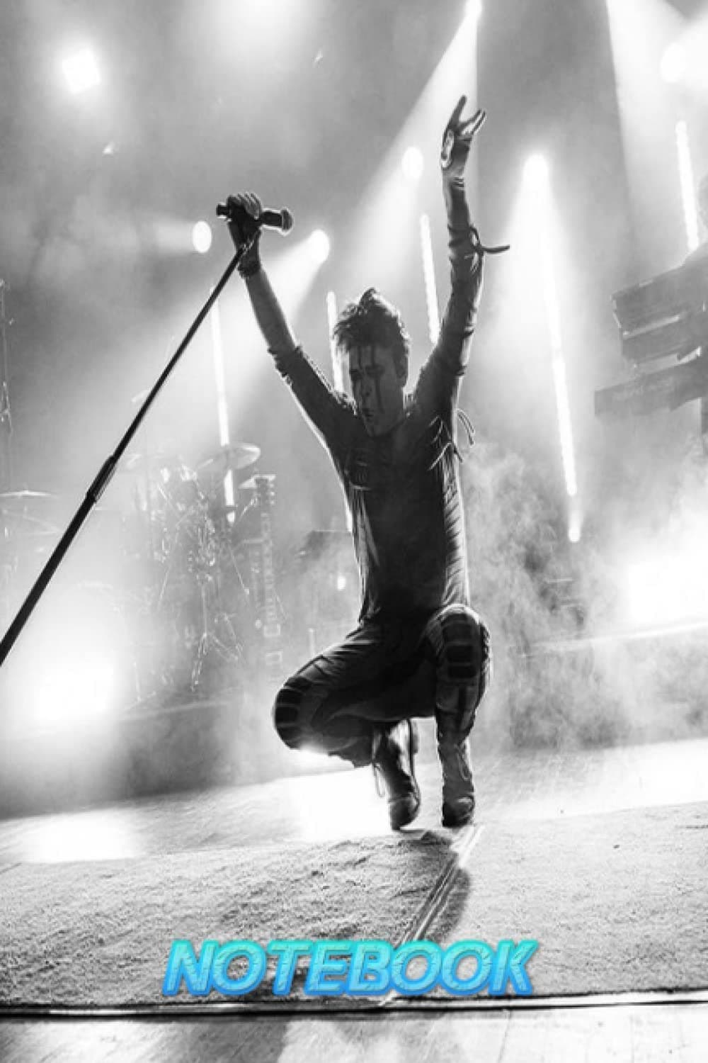 Notebook : Gary Numan Notebook Fan art College Ruled Blank Lined, Thankgiving Notebook / Book 6x9 #149