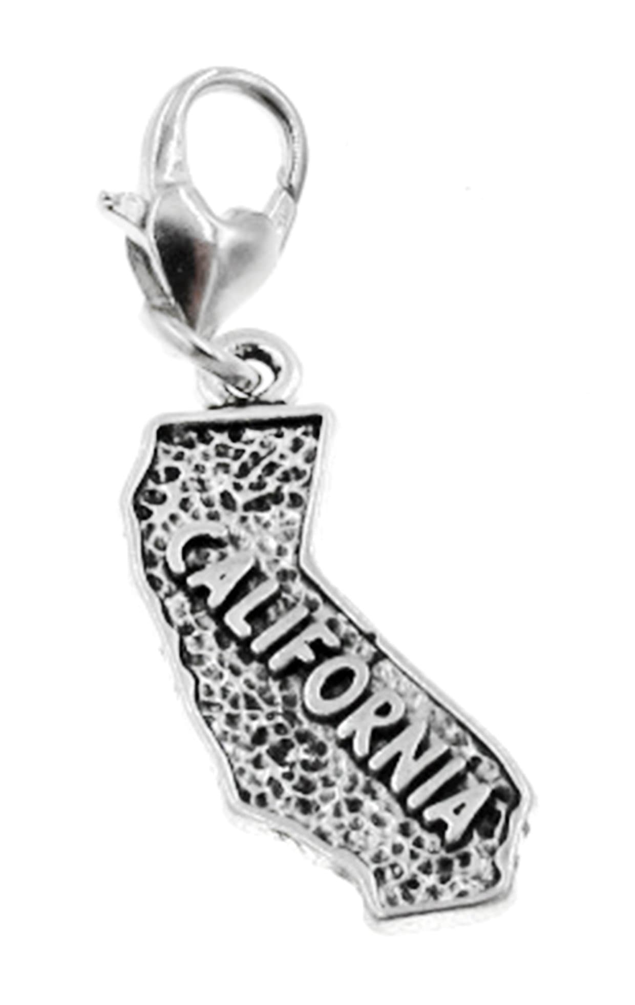 KIWI DAISY Clip-on "California" Dangle Charm Pendant