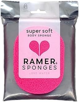 RAMERShower Sponge - SUPER SOFT BODY SPONGE SMALL (RUBY)