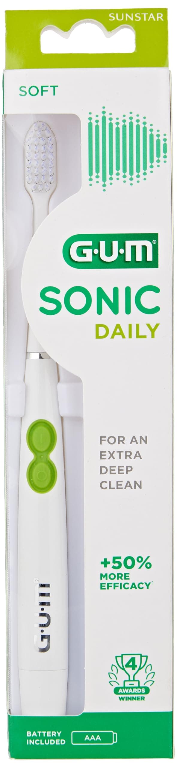 Sonic Battery ToothBrush White