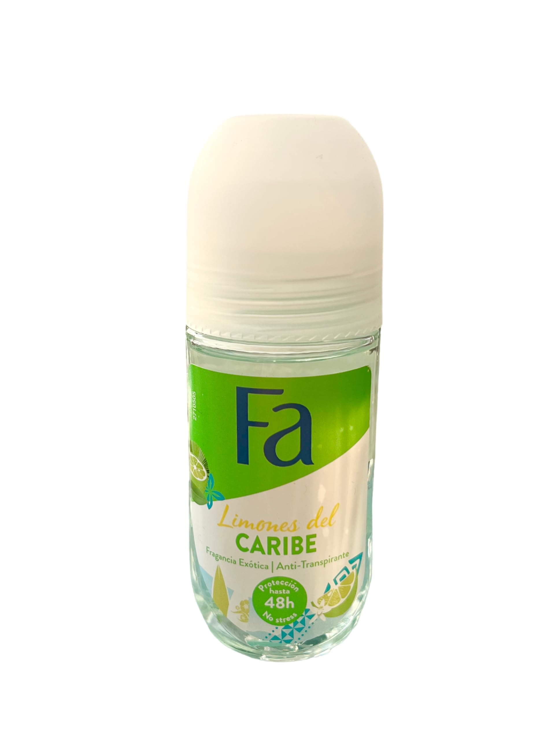 Fa Deodorant Roll - On 24 Hour, Caribbean Lemon 1.7 Fl Oz / 50 Ml