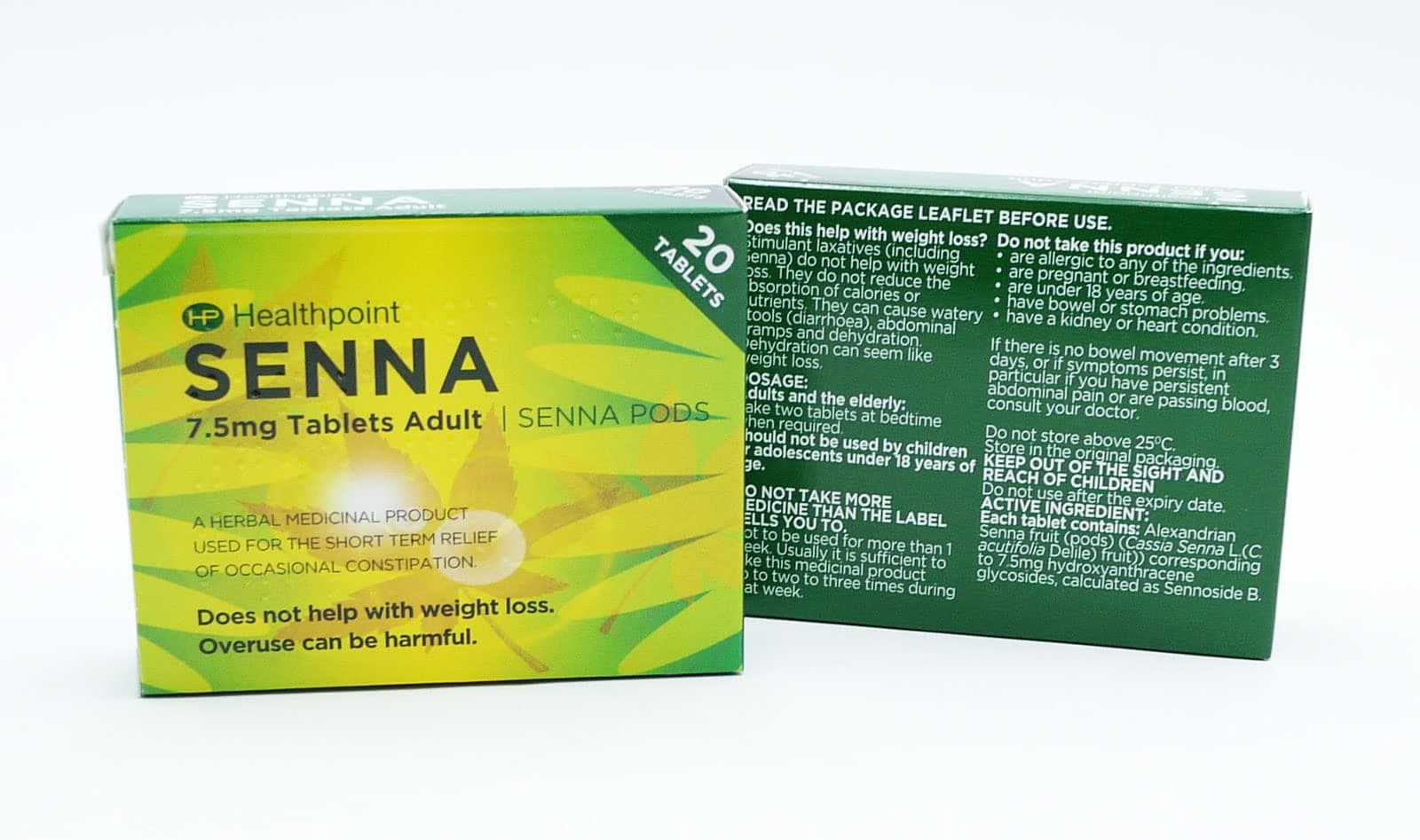 Tablet 4 Packs Herbal Natural Constipation Relief 80 (4x20) Tablets