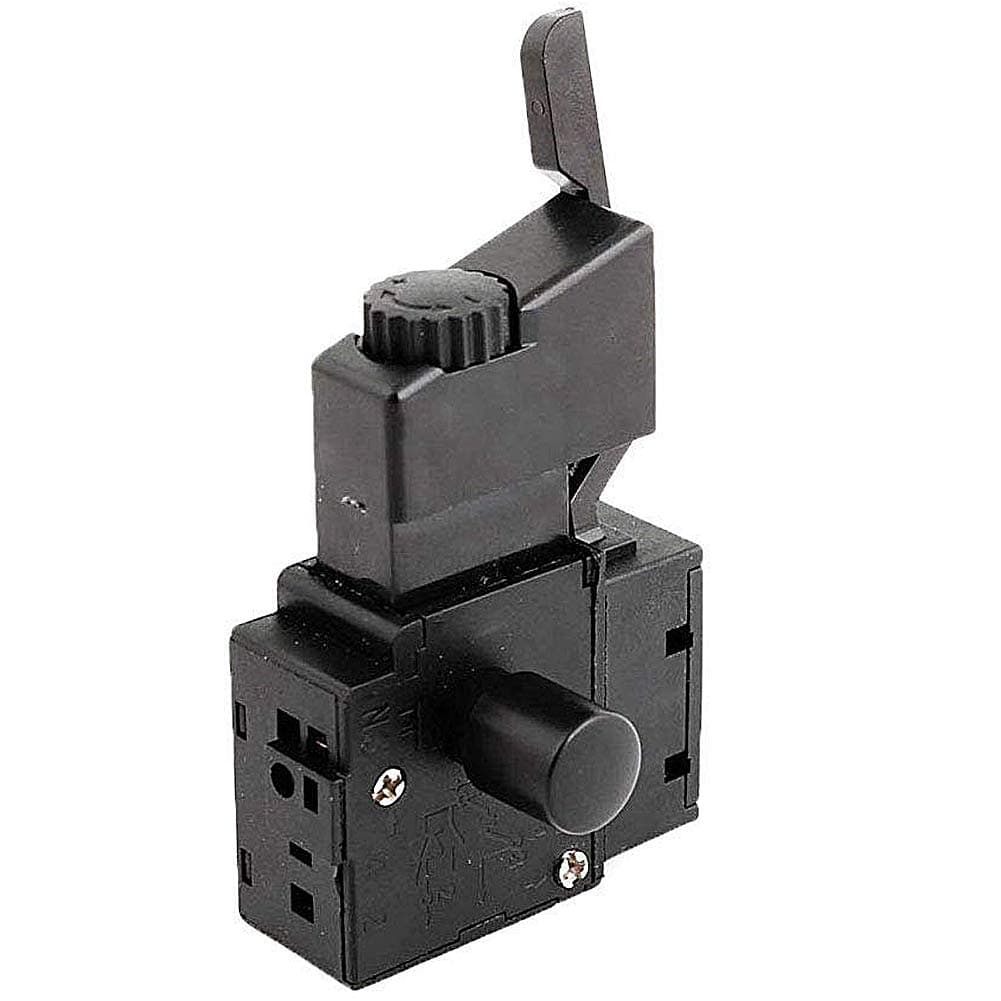 Yohii FA2-6/1BEK Electric Drill Manual Operation DPST Lock on Power Tool Trigger Button Switch Black