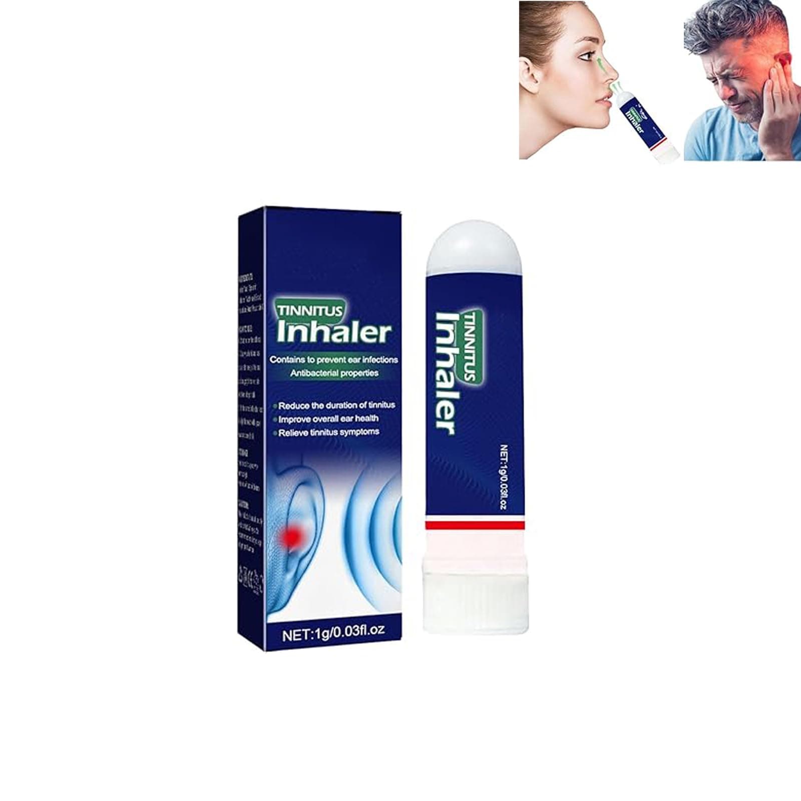 EchoEase Tinnitus Inhaler, Tinnitus Relief for Ringing Ears, Echo Ease Tinnitus Relief Spray, Echo Ease Tinnitus Relief Spray (1 pcs)