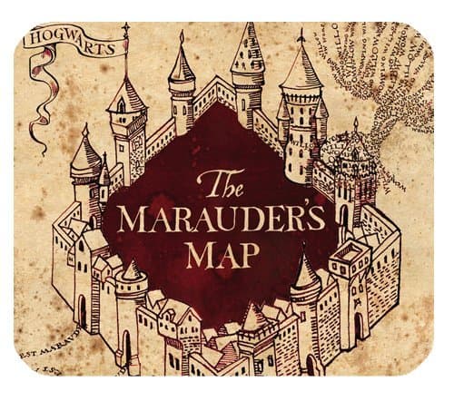Harry Potter The Marauder's Map Custom Office Rectangle Non-Slip Rubber Mousepad Mouse Mat