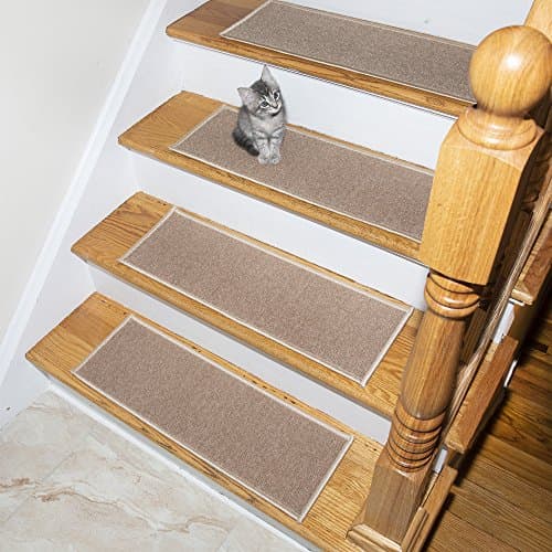 Silk Road Concepts SR-ESC3111-5 Stair Tread, 5 Pack, Dark Beige