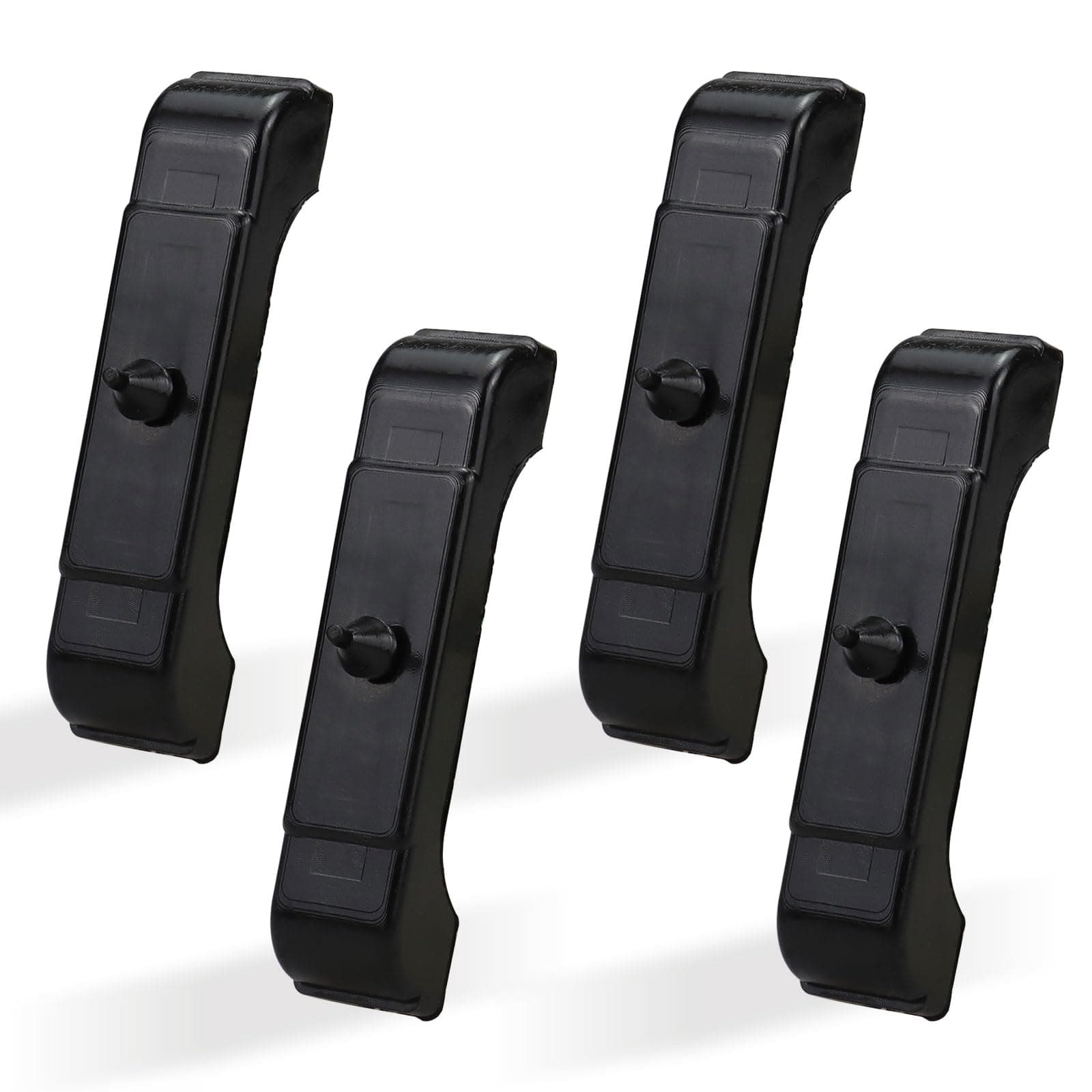 Rubber Radiator Insulator Pads 3 Core Radiator Support Bushings for Chevrolet GMC Buick Pontiac Oldsmobile Omega Upper and Lower Mounting Cushion Replace 4012-326-681S(Black,4 Packs)