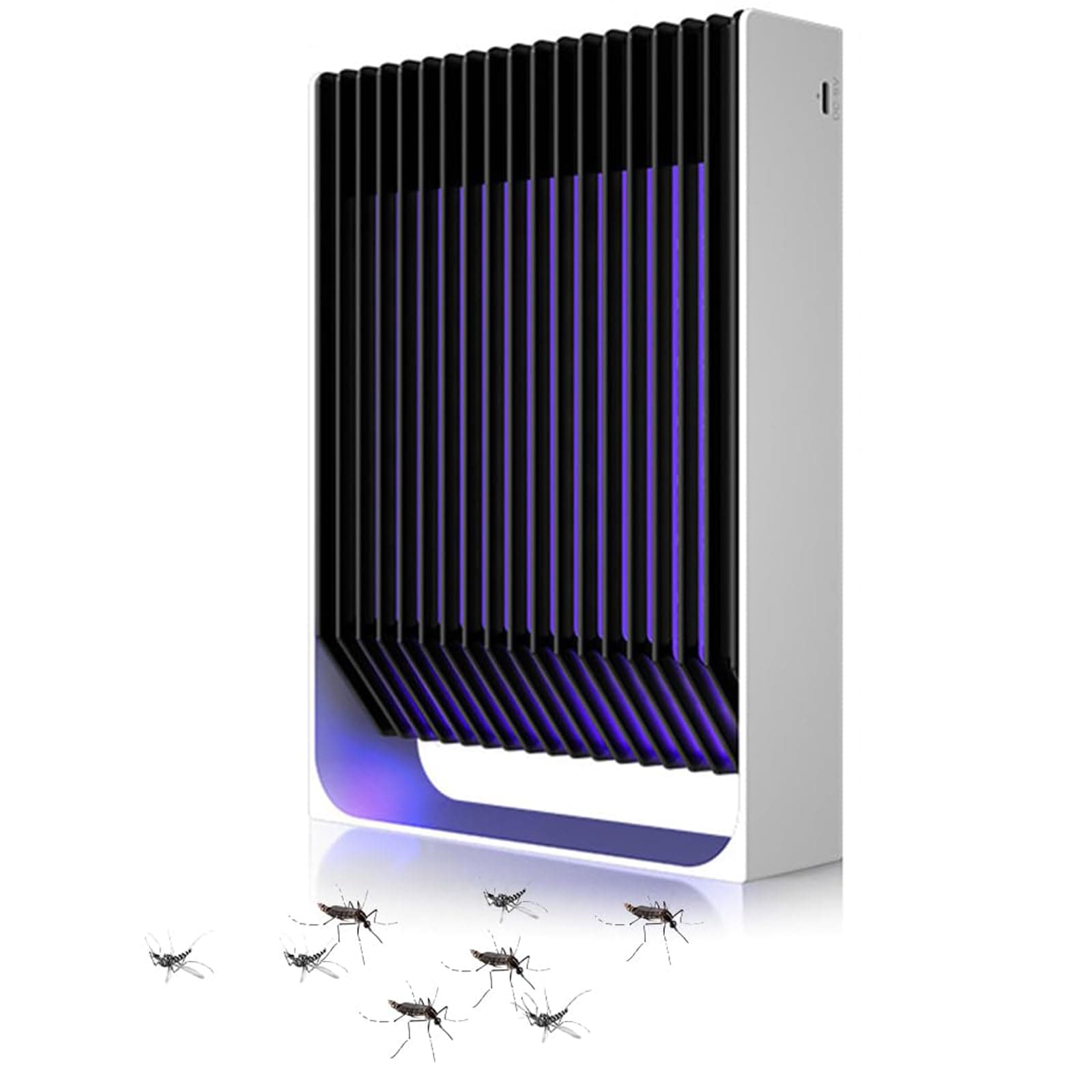Bug Zapper, Electric Mosquito Killer Lamp,Insect Killer Fly Zapper for Home Kitchen Restaurant Bakery Balcony Patio Office (Black)