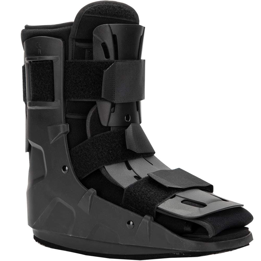 Short Pneumatic Walker Brace Walking Boot for Stress Sprain Relief Size Large.