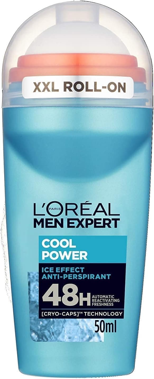 L'Oreal Paris Men Expert Cool Power 48H Anti-Perspirant Roll-On Deodorant 50ml