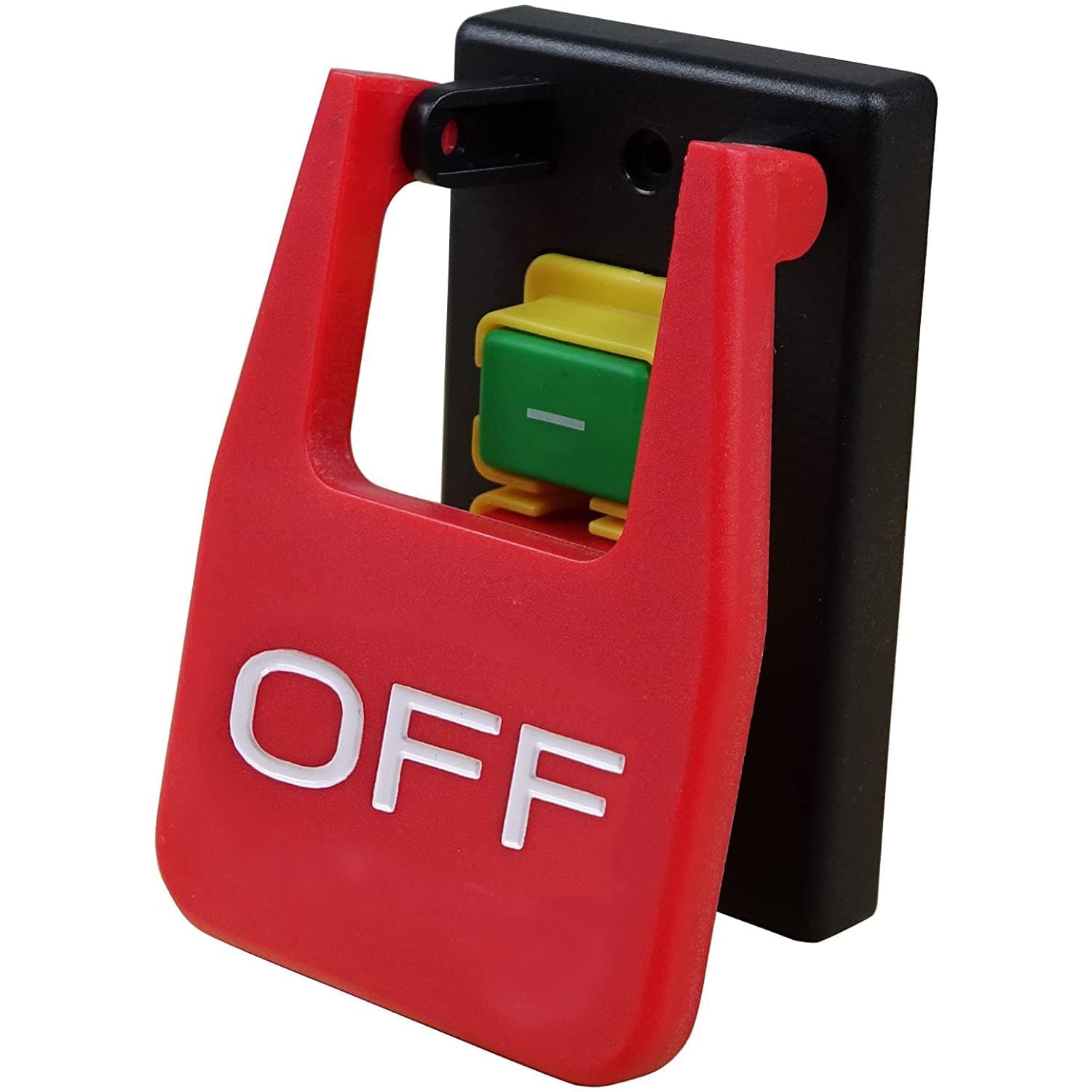 POWERTEC 120V Magnetic Paddle Switch, 1/2 HP. Large Knee Paddle for Power Tools Fast Power off. fits Table Saw, Router Table, Drill Press, Bench Saw, Band Saw & Other Electrical Equipment (71054V)