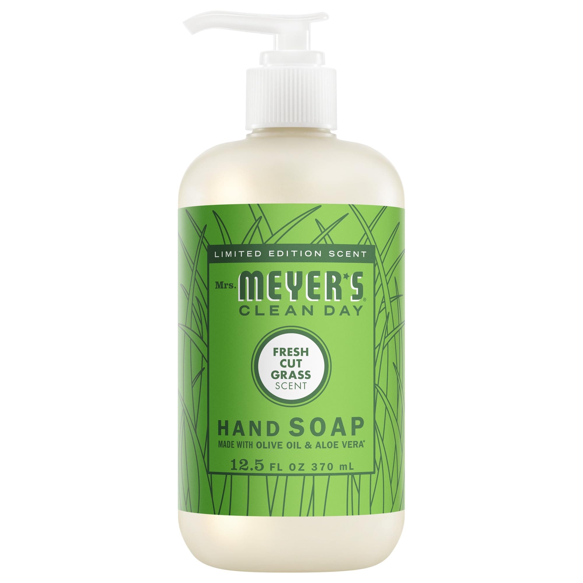 CLEAN DAY Liquid Hand Soap, Fresh Cut Grass Scent, 12.5 Ounce Bottle