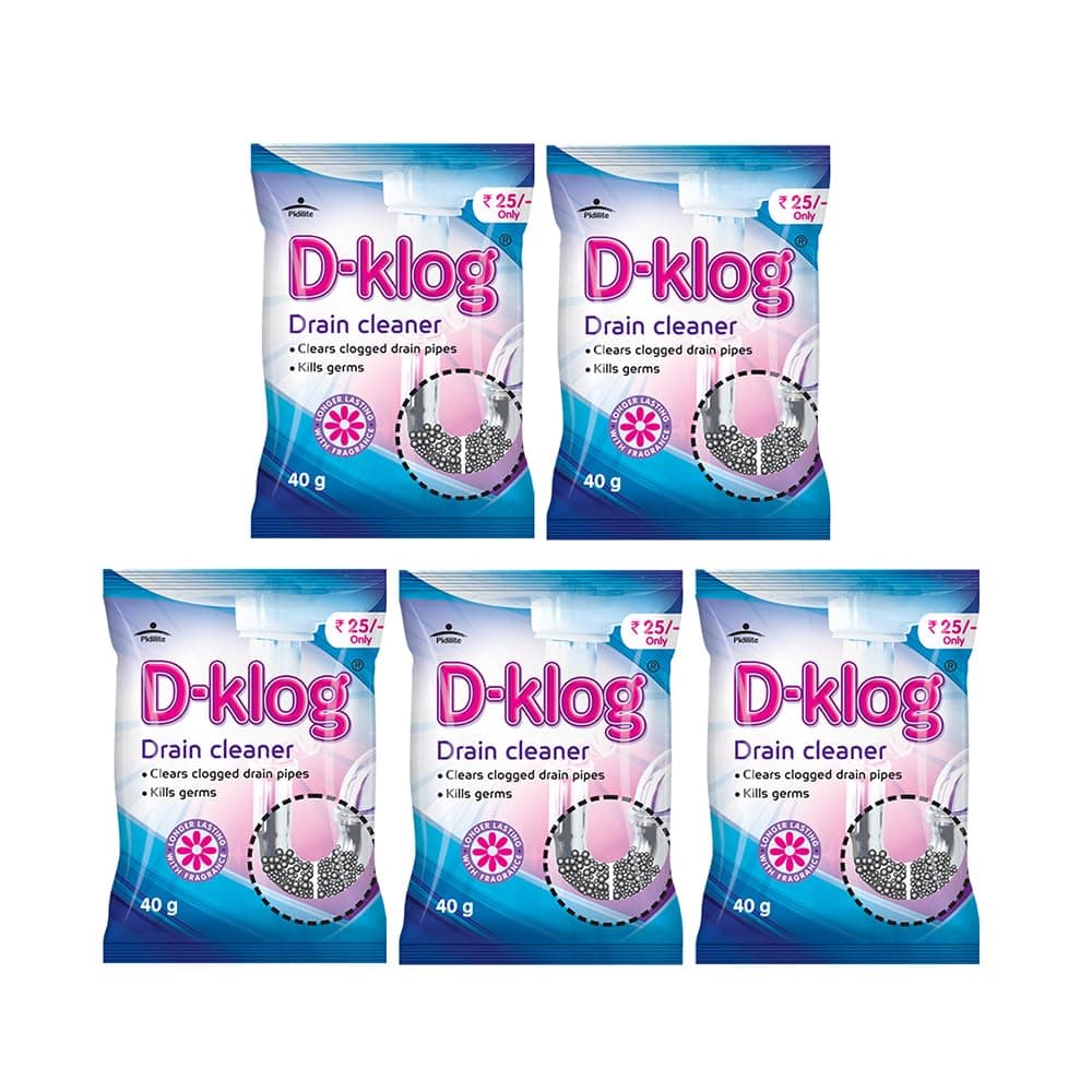 D-Klog Drain Cleaner Powder (40g x 5N)