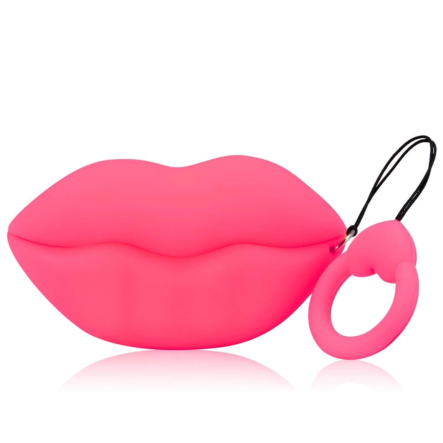 Joyleop Red Lips Case for Airpods Pro 2019/Pro 2 Gen 2022, Luxury Fun Funny 3D Women Girls Teen Ladies Cover, Kawaii Cool Cute Cartoon Soft Silicone Character Air pods Skin Cases for Airpod Pro