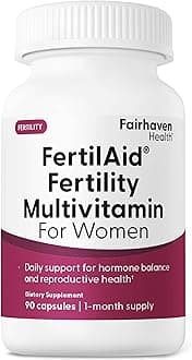 FertilAid for Women | Prenatal Vitamin Fertility Supplements for Women | Conception for Her with Vitex and Folate | Support Cycle Regularity and Ovulation* | 90 Capsules