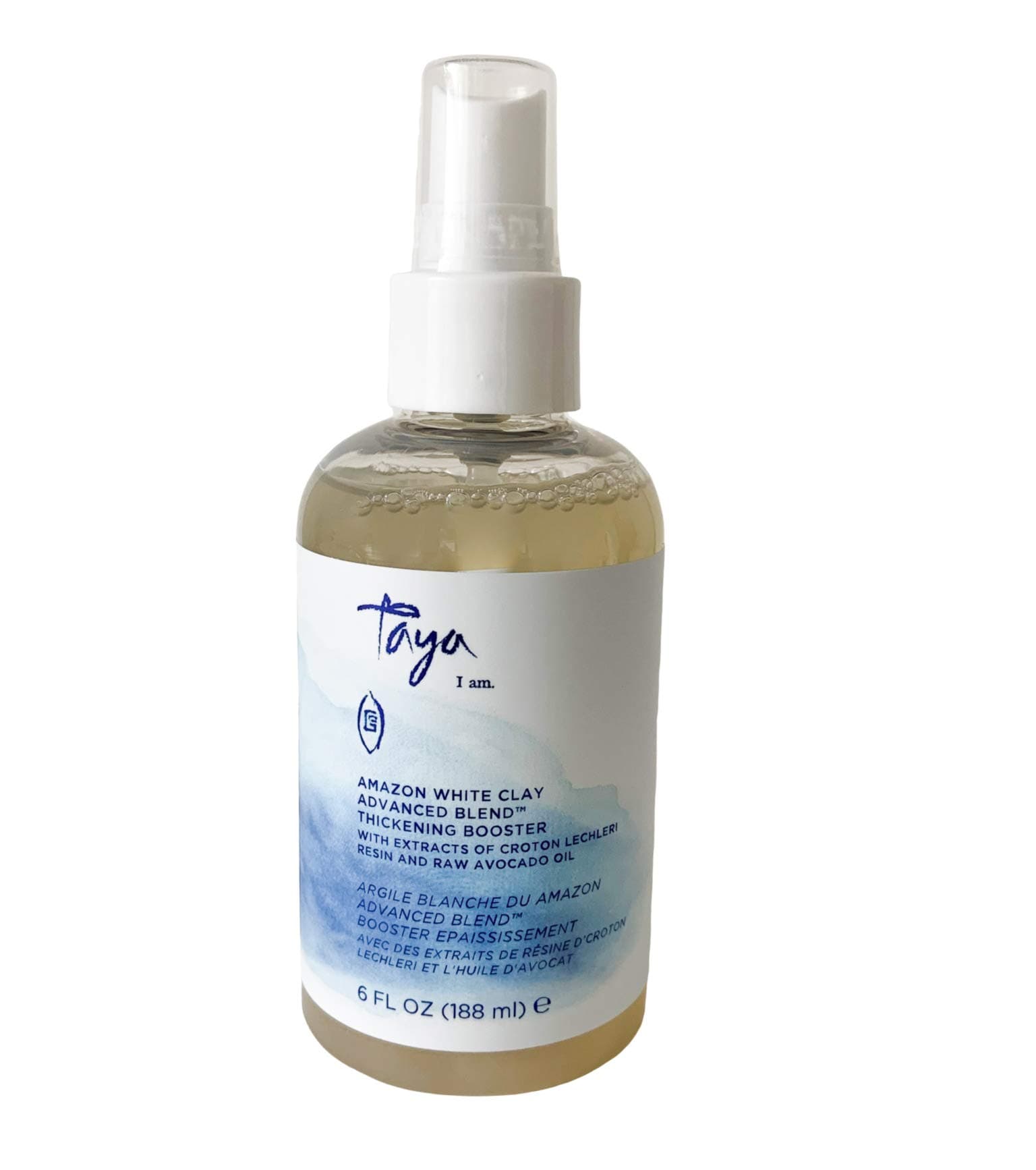 TAYA I AM. Amazon White Clay Advanced Thickening Booster - Lightweight Styling Mist For Thin Lifeless Hair-Cruelty Free Hair Care For Women- 6 Fl Oz