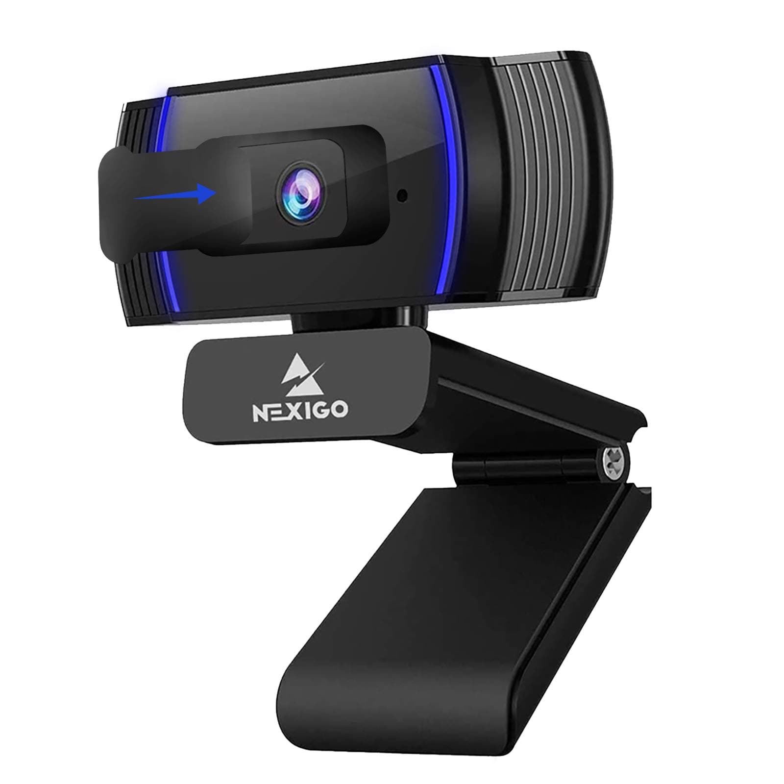 NexiGo N930AF Webcam with Microphone for Desktop, Autofocus, Webcam for Laptop, Computer Camera, 1080p HD USB Web Camera, Compatible with Zoom/Switch 2/Teams/Webex