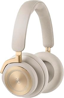 Beoplay HX – Premium Over-Ear Wireless Bluetooth Headphones, Active Noise Cancelling, 40 Hours Battery, 6 Microphones, Headset for Work with Carrying case - Gold Tone