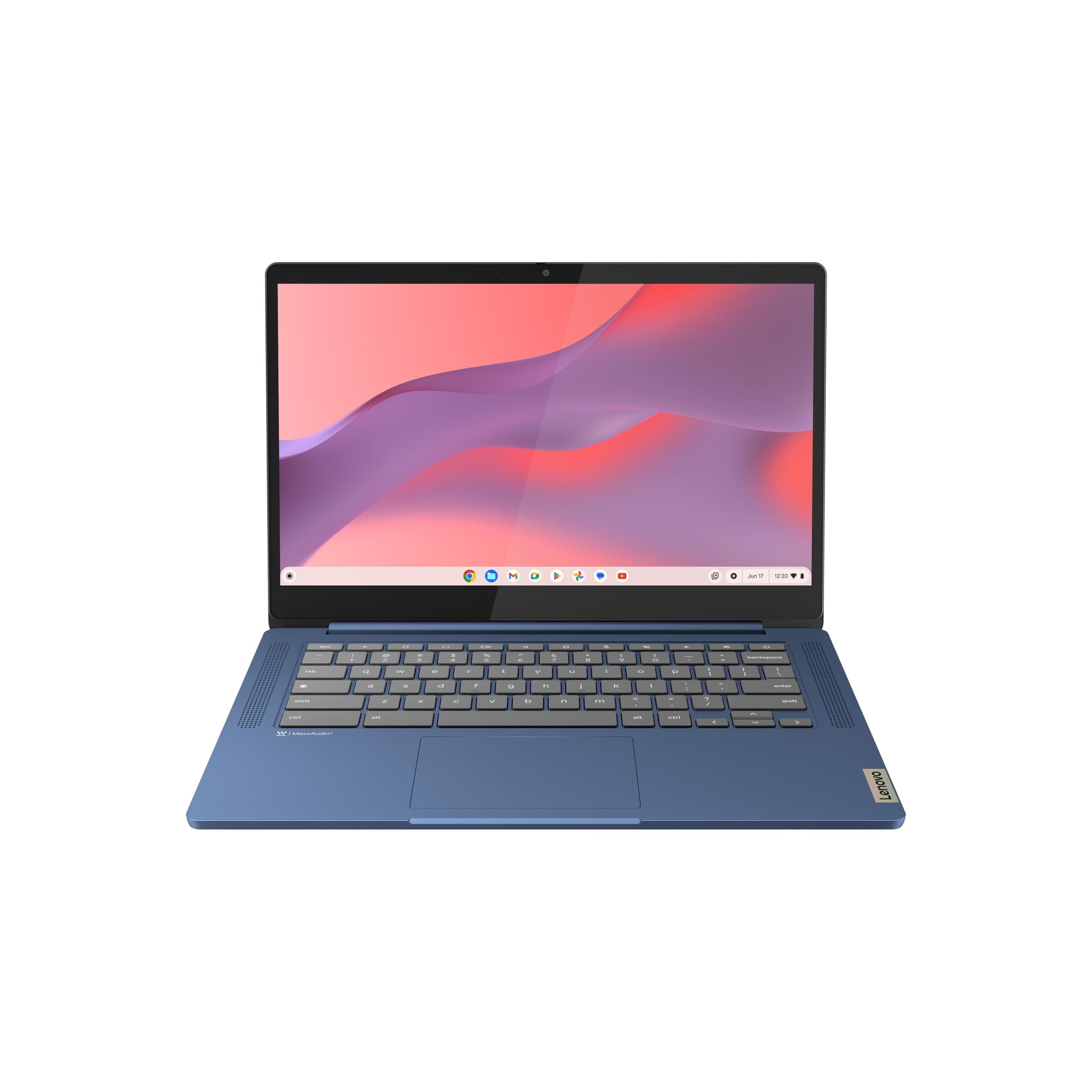 Slim 3 Chromebook - 2024 - Laptop Essential Computer - Chrome OS - 14" HD Display - 4GB Memory - 64GB Storage - Mediatek Kompanio 520 - Abyss Blue