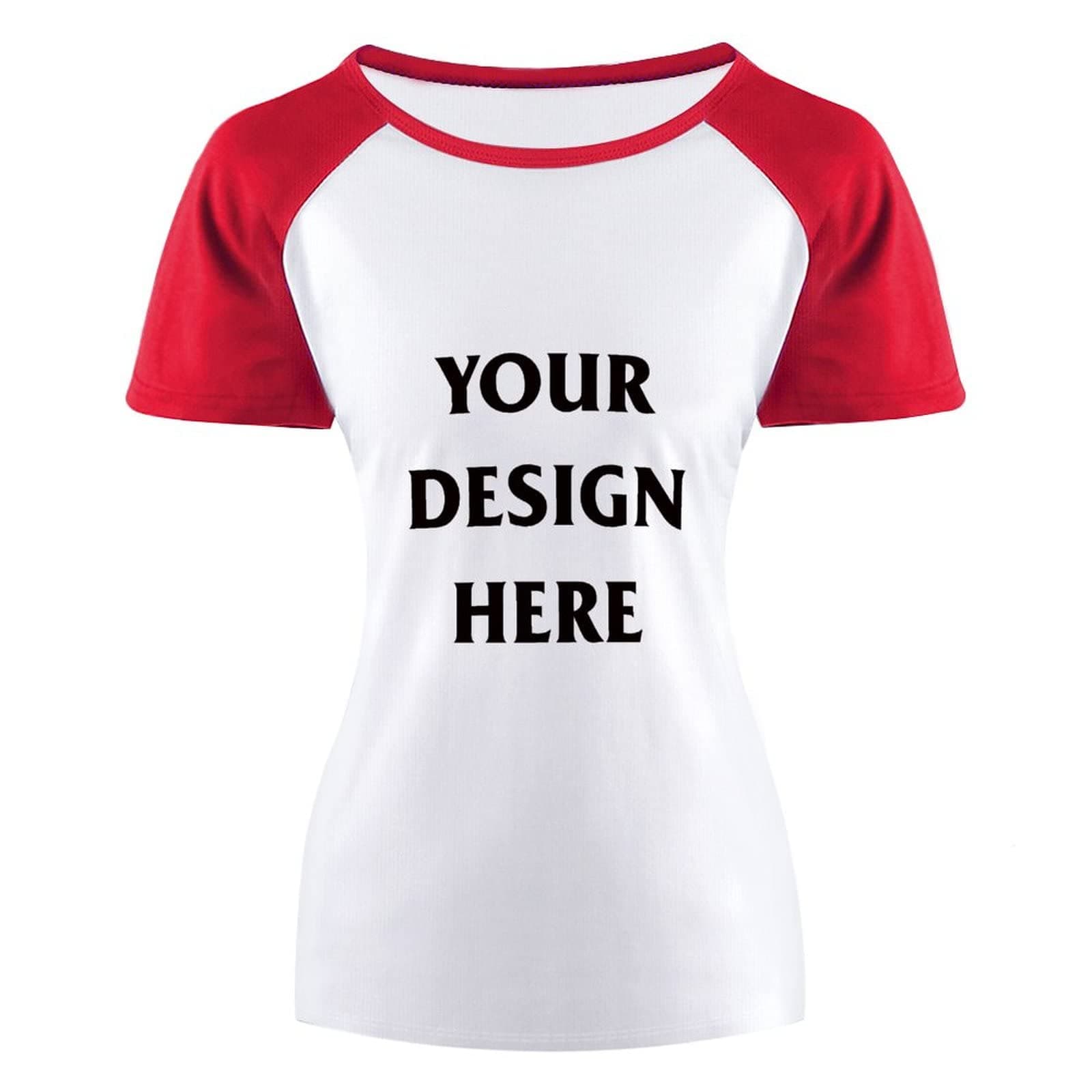 Custom T-Shirt, Personalized Customized T Shirts Add Your Own Photo Text and Design, for Family, Mothers, Friends, Birthday, Valentine's Day,, Red 2XL