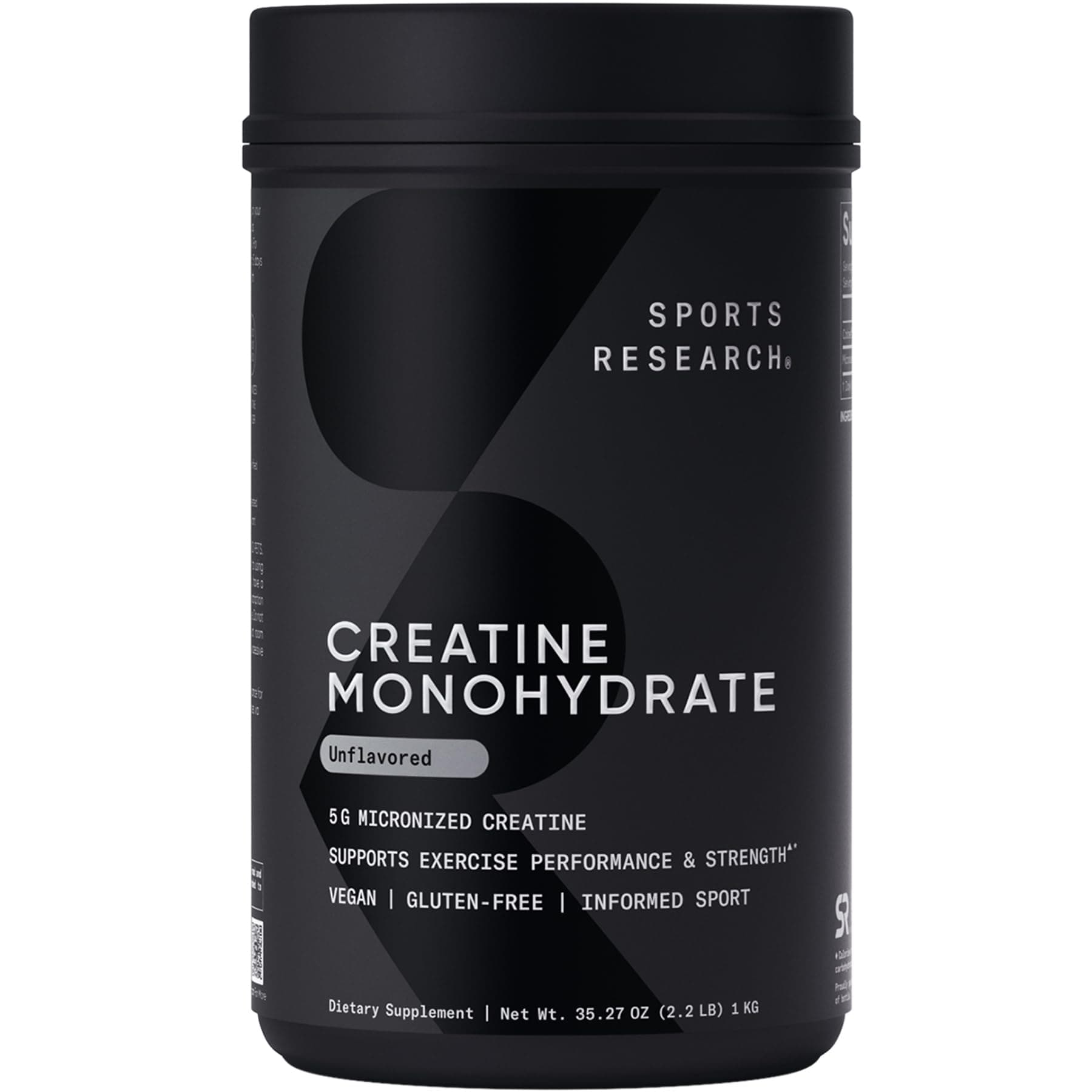 Creatine Monohydrate - Gain Lean Muscle, Improve Performance and Strength and Support Workout Recovery - 5 g Micronized Creatine - 35.27 oz