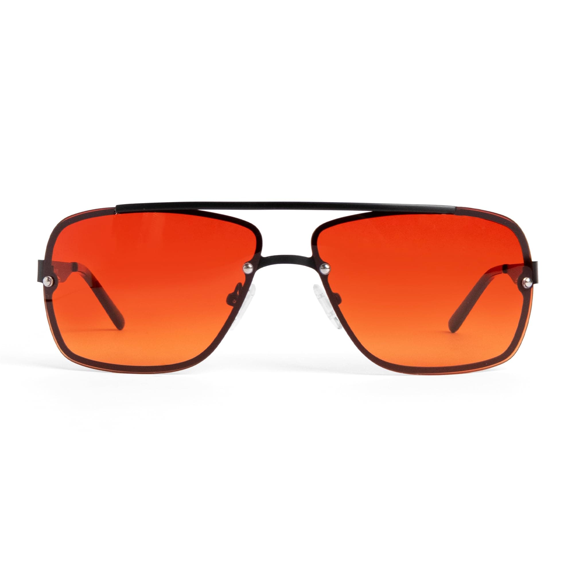 by Dave Asprey | Blue Light Blocking Glasses for Women & Men, Gradient Red Yellow Lenses