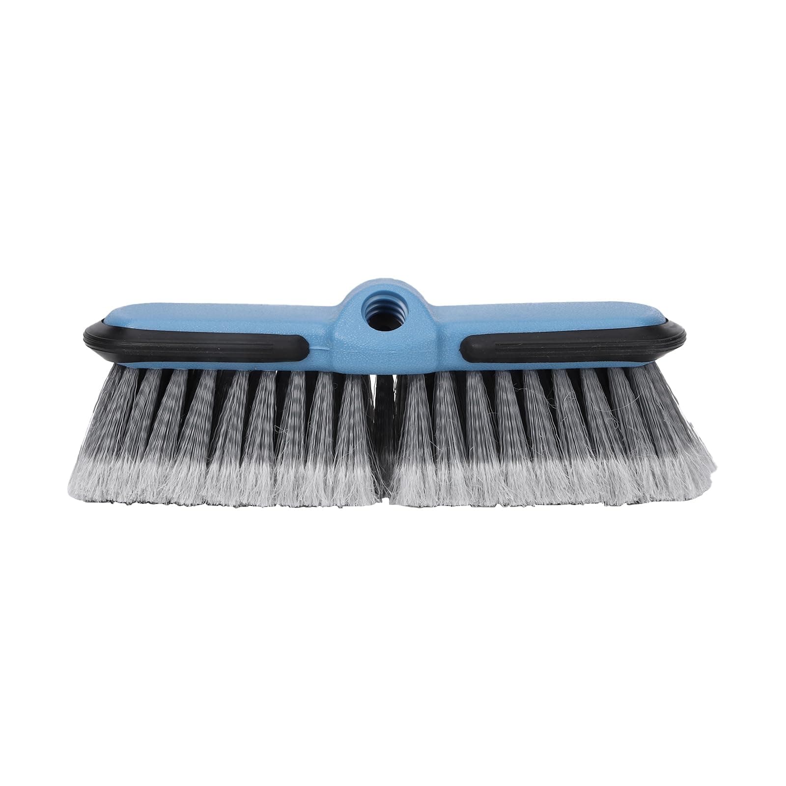 Soft Bristle car wash Brush Head (10"), Streamlined, Non-damaging, Scratch-Free, fits Standard Acme 3/4" trapezoidal Threads for car/Truck/Deck/SUV/Household Cleaning.