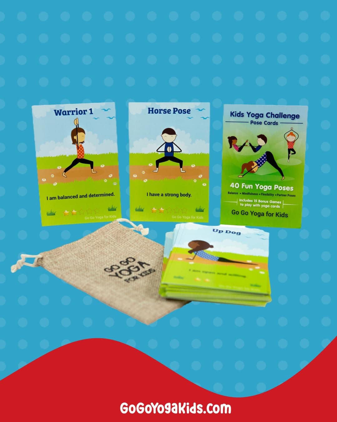 Kids Yoga Cards Challenge and Poses