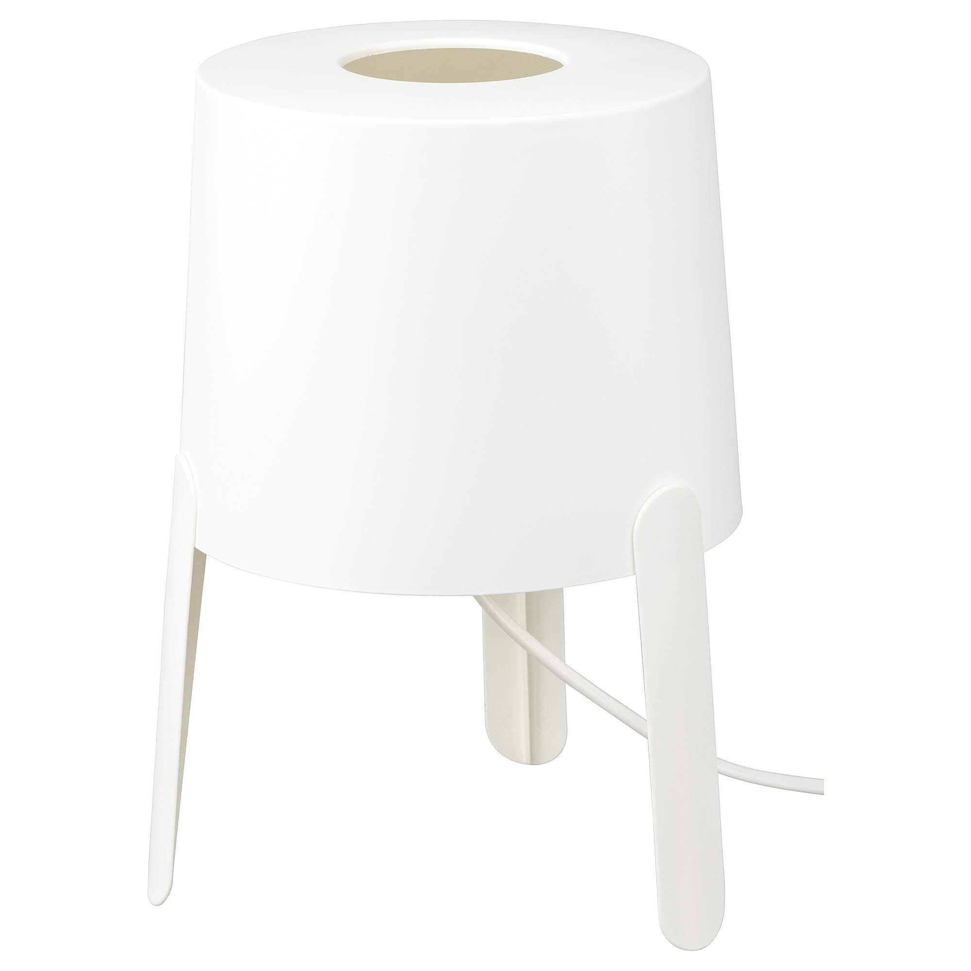 IKEA 204.162.44 Tvärs Table Lamp with Led Bulb, White