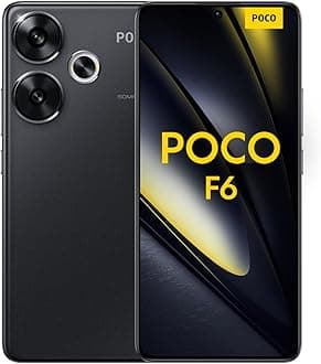 Xiaomi POCO F6 5G Mobile, Black (12GB Ram+512GB) | Snapdragon 8s Gen 3| 6.67" AMOLED 120Hz display | Triple Camera with OIS 50+8MP, 20MP Front camera
