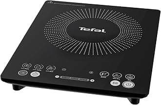 Tefal IH210840 Everday Slim Induction Hob, Black, 10-26 centimeters