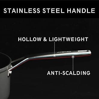 MsMk 12 1/2 inch Non Stick Frying Pan with Lid,Titanium and Ceramic Nonstick Large Skillet，Stay-Cool Handle,Scratch-resistant,Non-Toxic,Induction，Dishwasher Safe, Oven Safe to 700°F