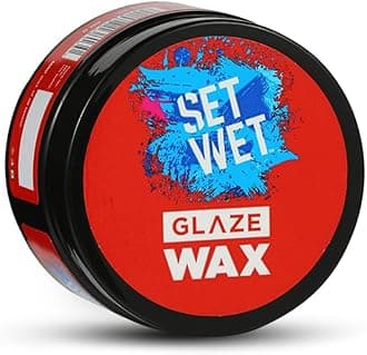 Hair Wax For Men - Glaze Wax, 60g | Healthy Shine, Strong Hold, Restylable Anytime, Easy Wash off | No Paraben, No Sulphate, No Alcohol