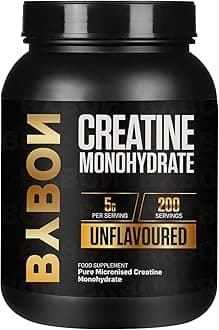 Creatine Monohydrate Powder 1kg/1000g - 200 Servings - Soluble 200 Fine Mesh Creatine Supplement - Weight Training Sports Food Supplement