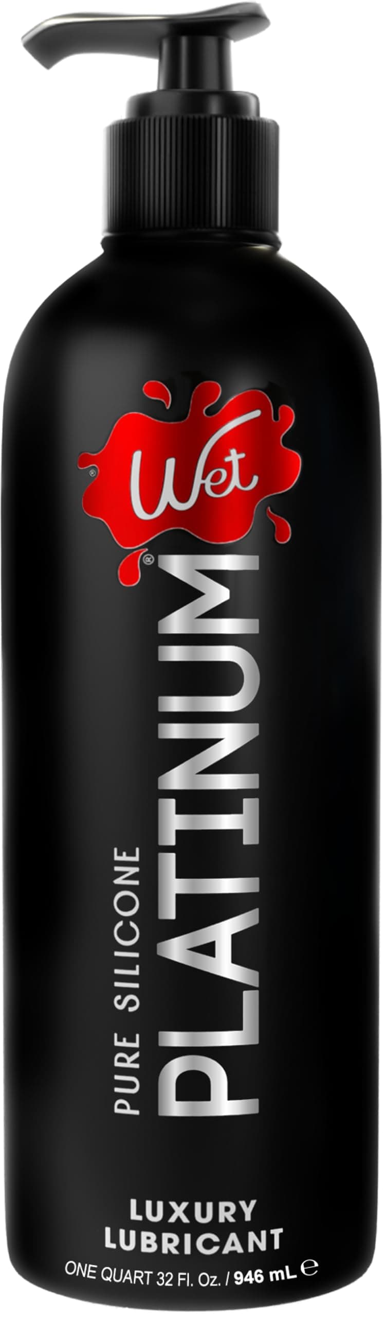 Wet Platinum Silicone Lubricant Quart by Wet International