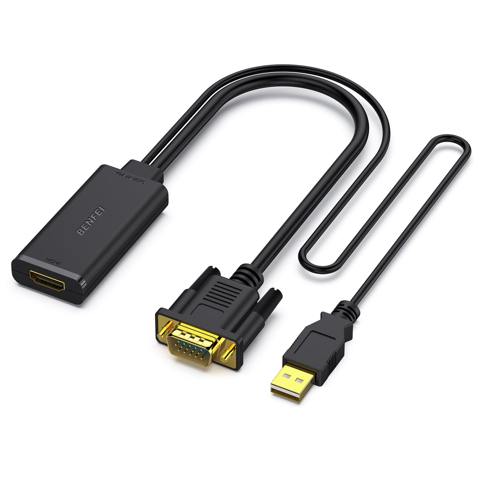 VGA Source to HDMI Monitor Adapter