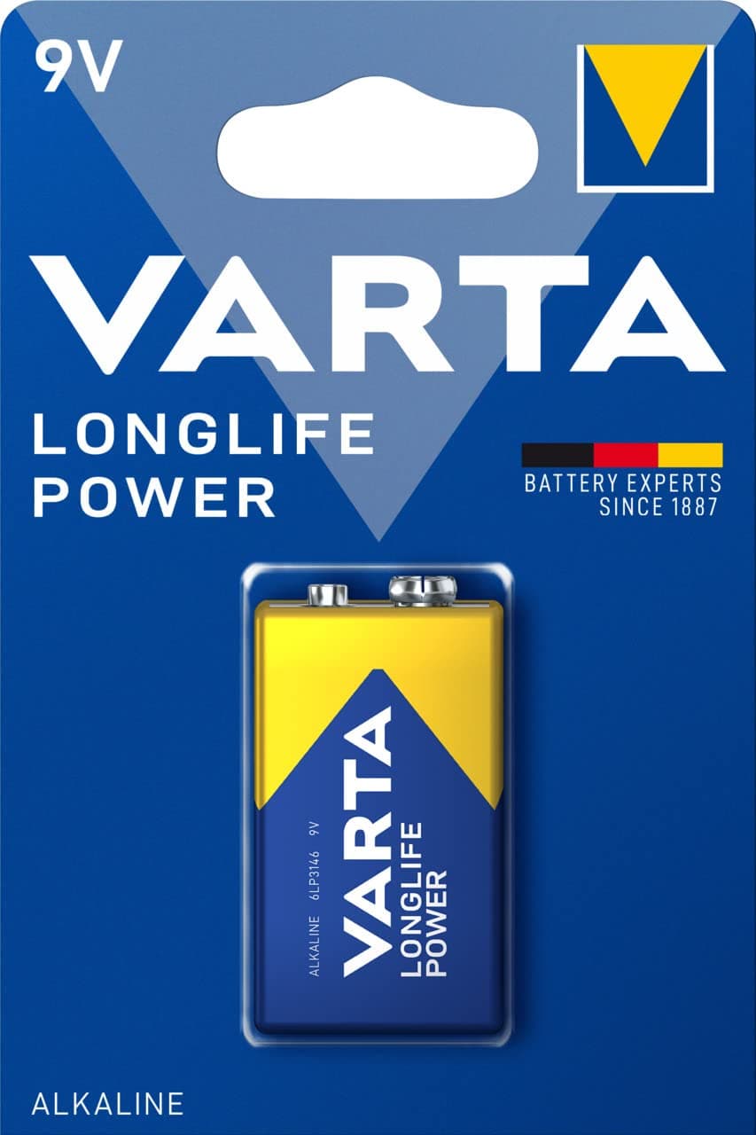 Varta High Energy 1 9V Alkaline Battery