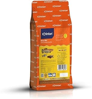 Intan Slow Sinking Micro Bits Fish Feed Crumble for Small- Mouth Tropical Fish (1 Kg)